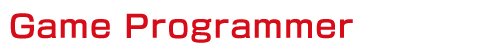 Game Programmer